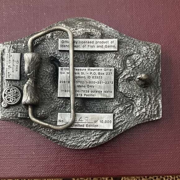 1988 Idaho migratory birds belt buckle. Vintage. - Picture 2 of 5